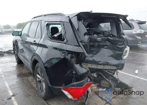 2021 Ford Explorer Xlt z USA, uszkodzony, nr VIN 1FMSK7DH3MGB50690